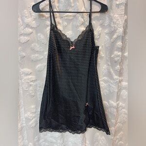 Victoria's Secret black slip dress